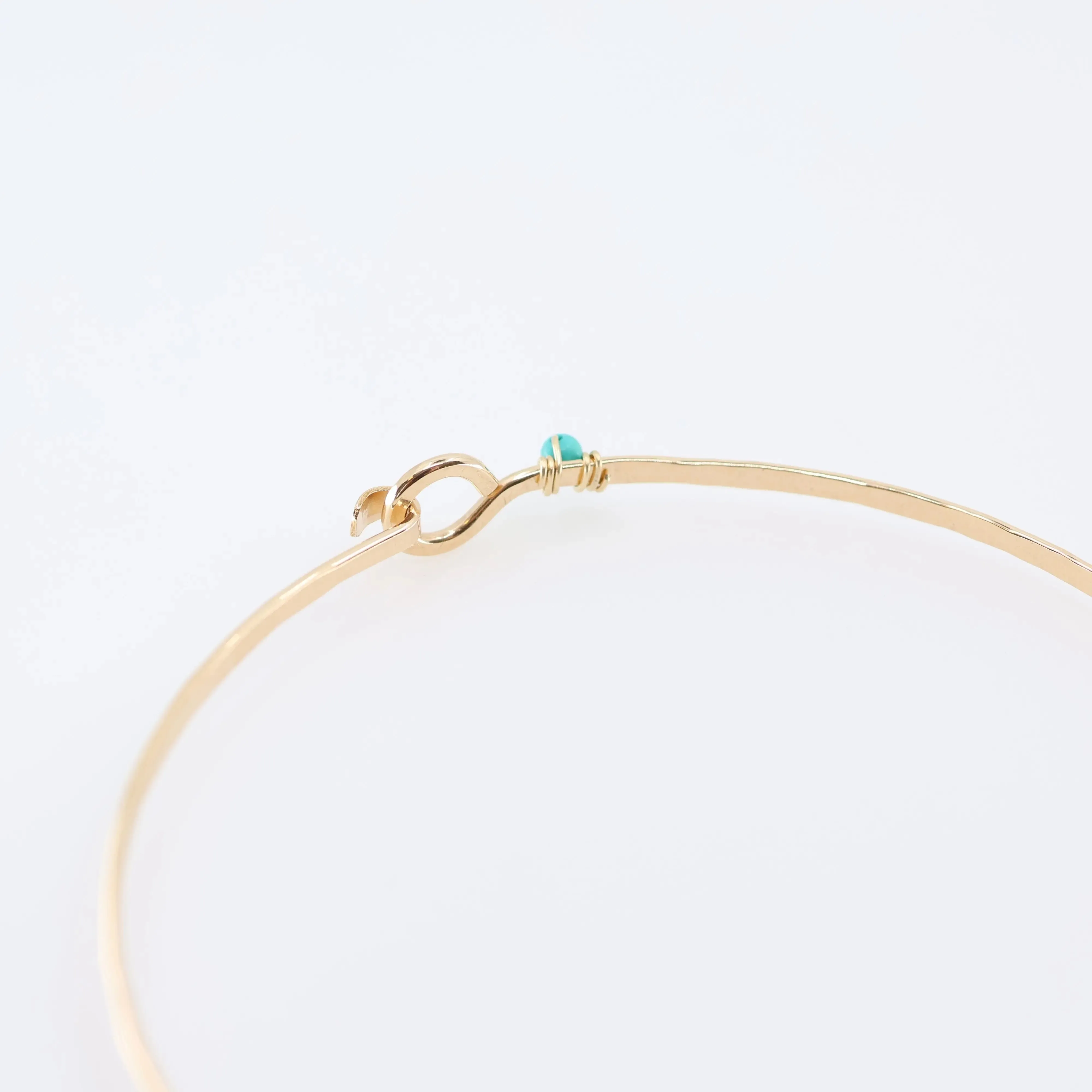 Bangle Bracelet Wrapped in Tiny Gemstones