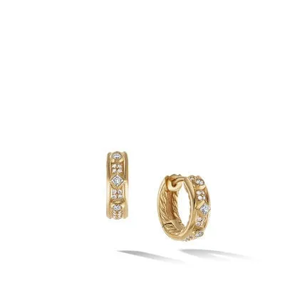 David Yurman 5mm Modern Renaissance Hoop Earrings