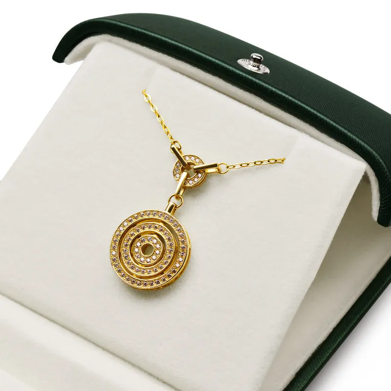 Emerald Green PU leather Bracelet Chain Gift Box H109