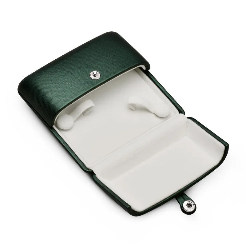 Emerald Green PU leather Bracelet Chain Gift Box H109