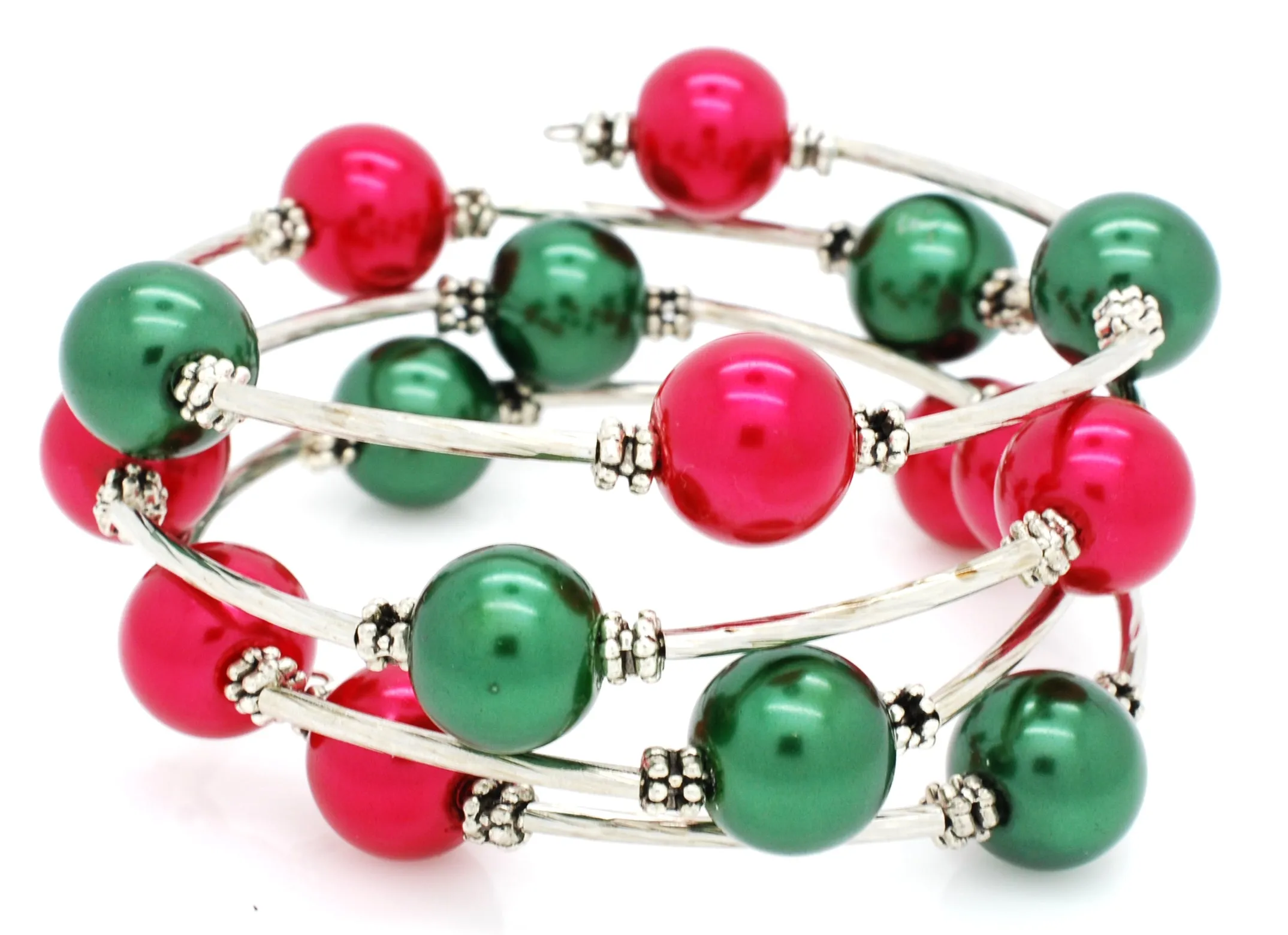 Faux Pearl Wrap Bracelet