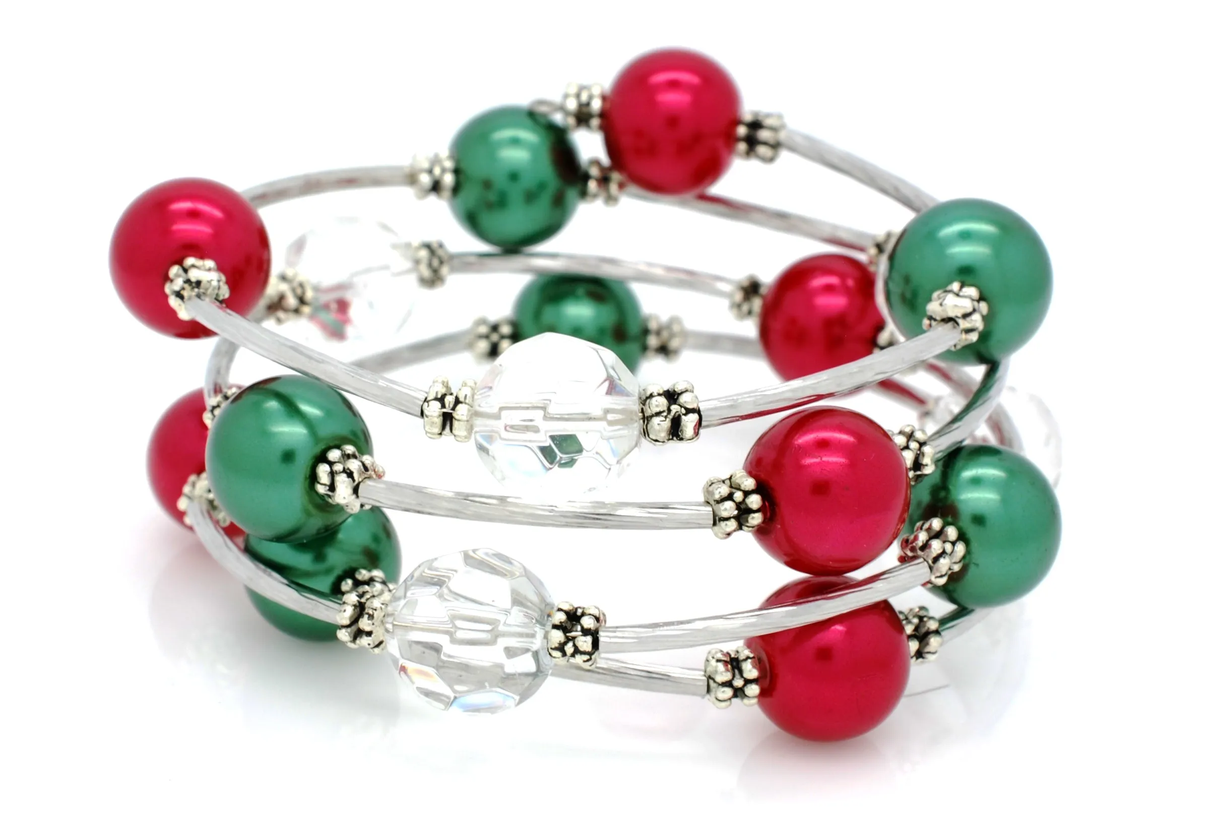 Faux Pearl Wrap Bracelet