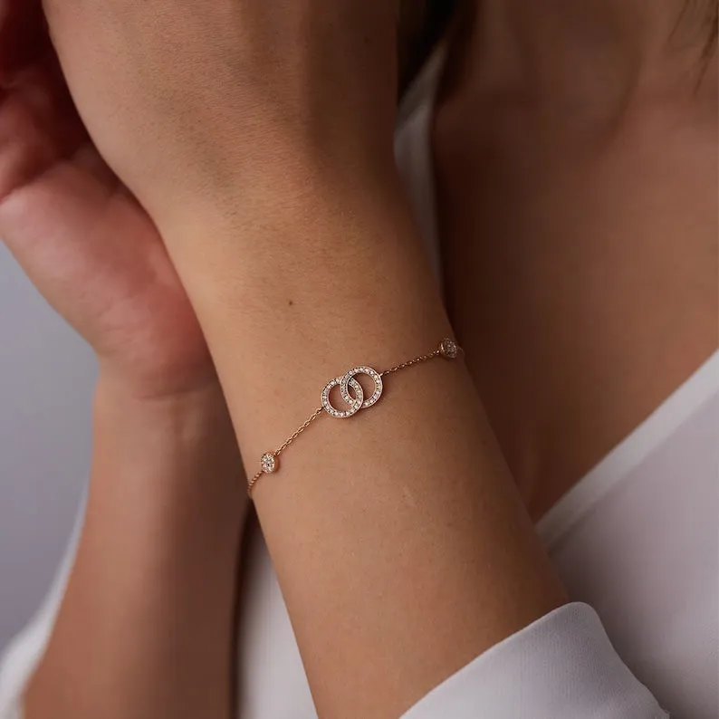 Infinity Love Zircon Bracelet