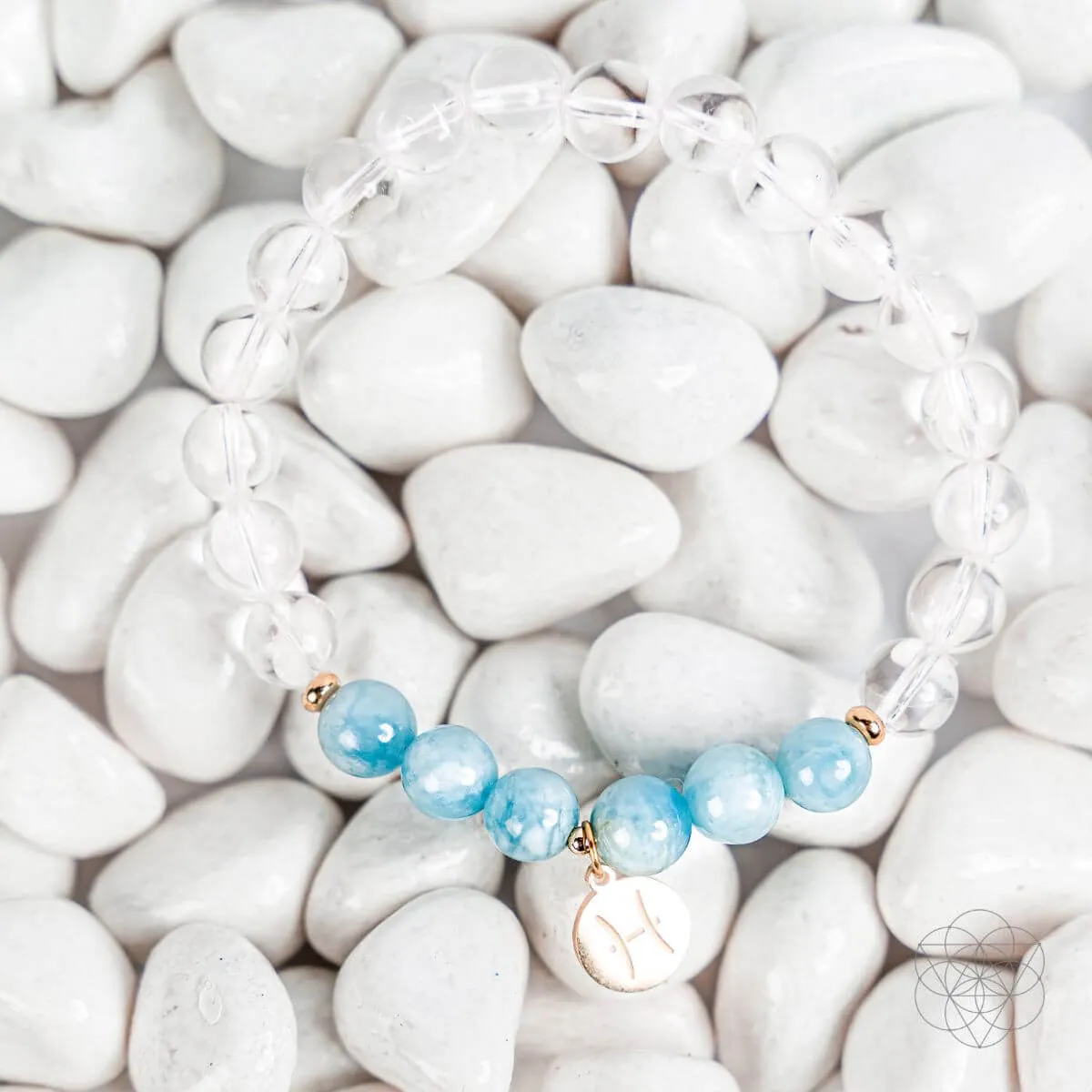 Pisces Bracelet and Crystals Set