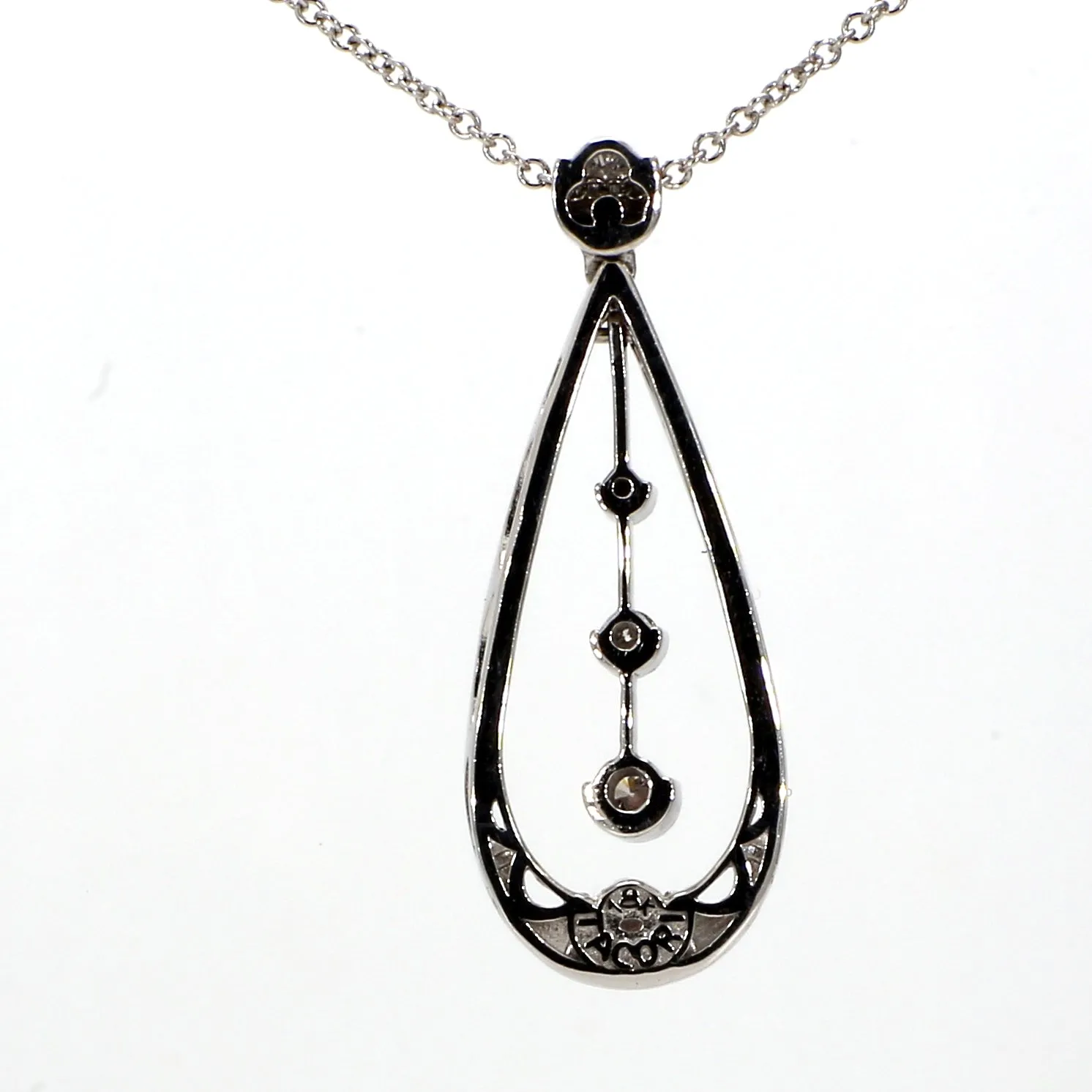 TACORI Dangle Drop Diamond Necklace
