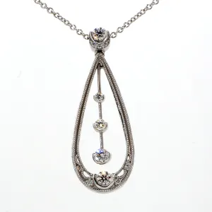 TACORI Dangle Drop Diamond Necklace