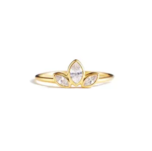 Triple Leaf Ring
