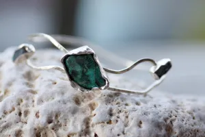 Turquoise, Aquamarine and Labradorite bracelet