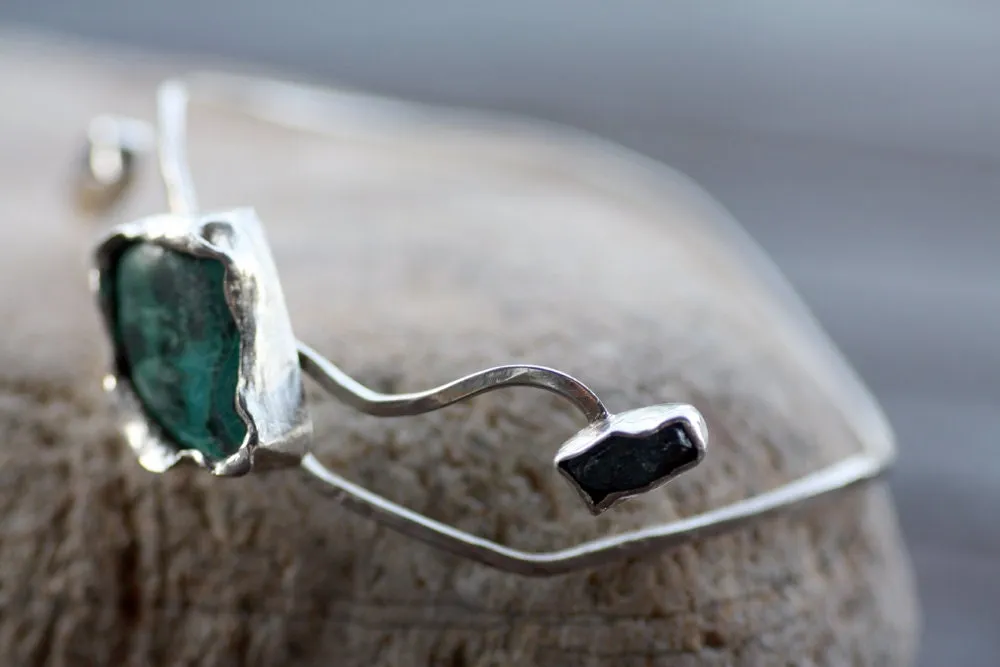 Turquoise, Aquamarine and Labradorite bracelet