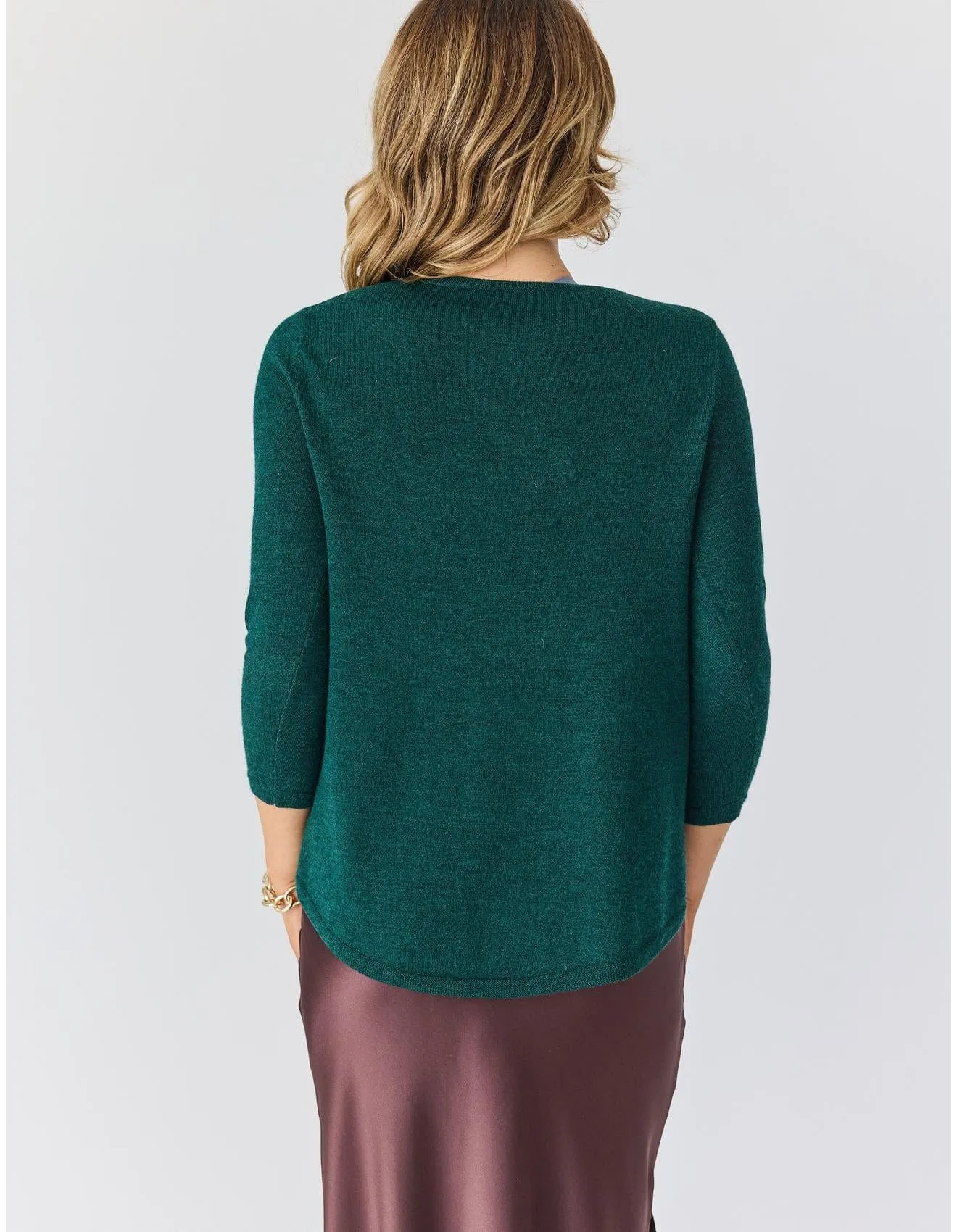 Wellesley Sweater in Emerald