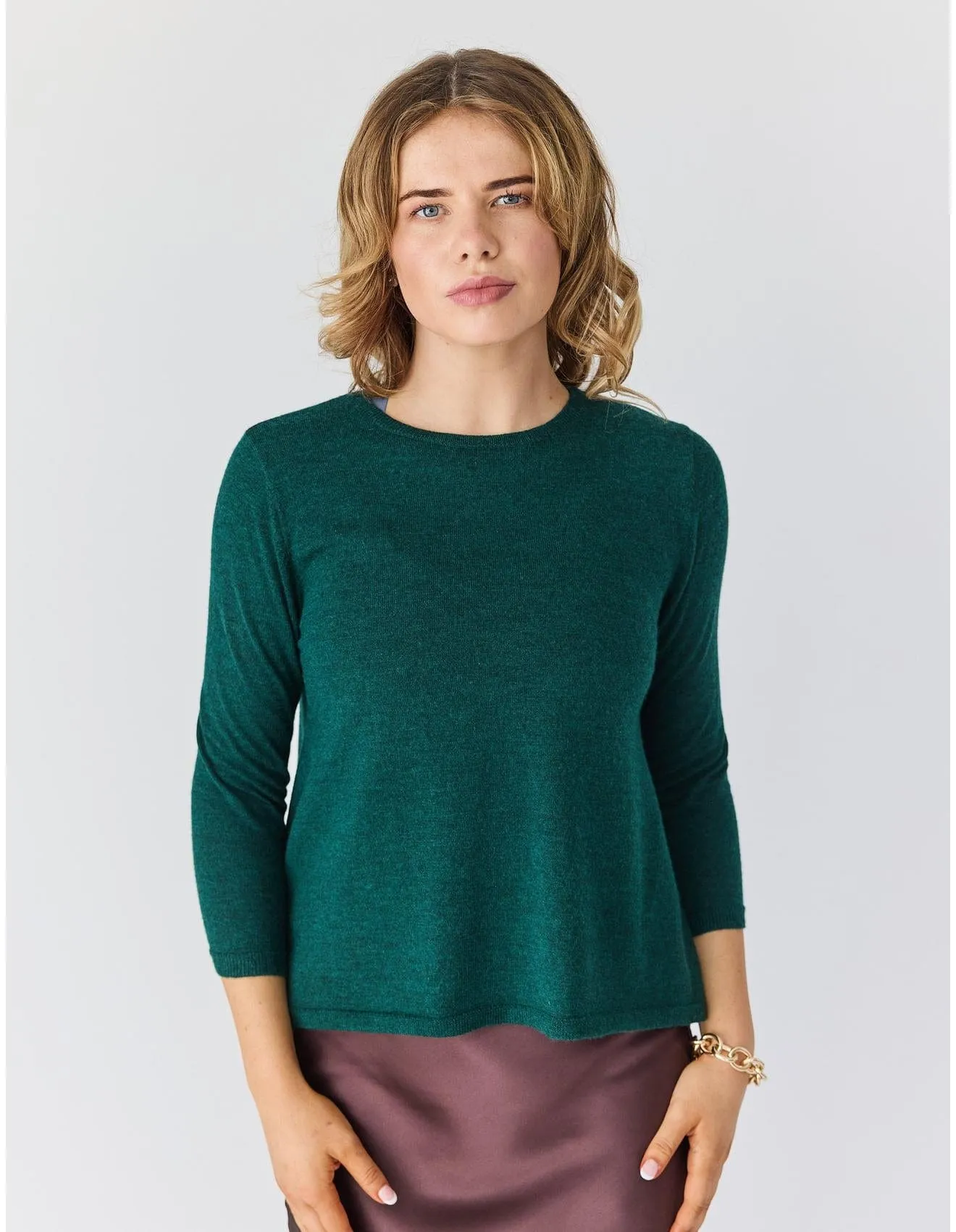 Wellesley Sweater in Emerald