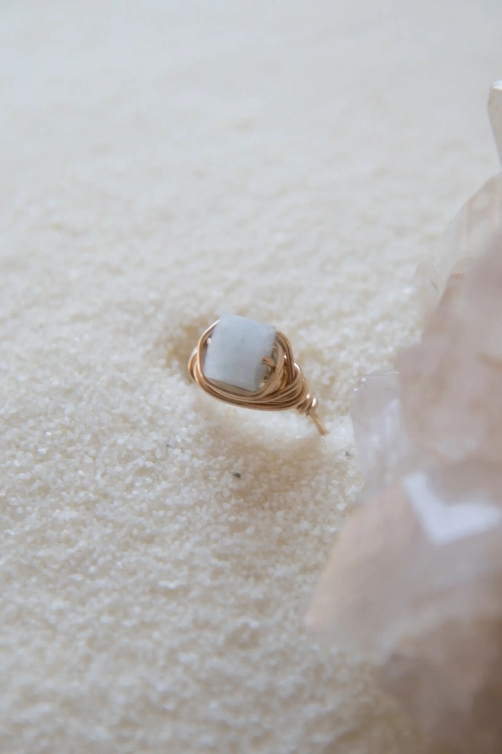 Wire Wrapped Ring | Aquamarine