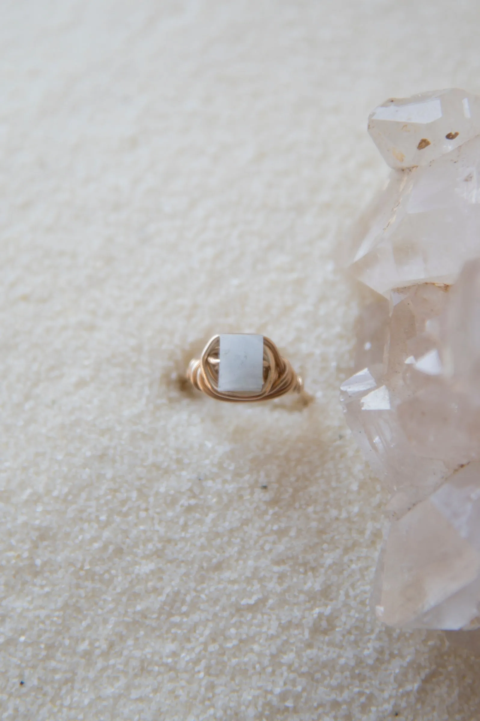 Wire Wrapped Ring | Aquamarine